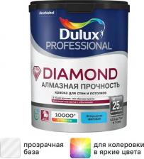 Краска Dulux Краска для стен и потолков водно-дисперсионная Diamond Matt матовая база BC 4,5 л