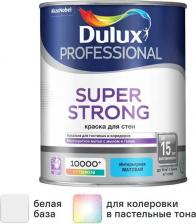 Краска Dulux Краска для стен Super Strong моющаяся матовая цвет белый база BW 1 л