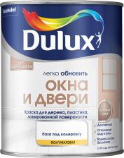 Краска Dulux Краска Окна и Двери основа BC бесцветная полуматовая 0,75 л