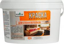 Краска EcoLux Интерьерная краска для стен и потолков 4607133682071