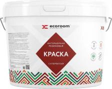 Краска Ecoroom Краска резиновая интерьерная, супербелая, 1,3 кг - это высокоэластичный состав с высокими показателями устойчивости к эксплуатационной нагрузке