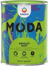 Краска Eskaro Краска моющаяся Moda Absolut Matt база TR бесцветная 0,9 л