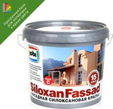 Краска Jobi Краска фасадная Siloxanfassad матовая прозрачная база С 5 л
