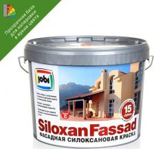 Краска Jobi Краска фасадная Siloxanfassad матовая прозрачная база С 9 л