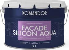 Краска Командор Краска фасадная Водоотталкивающая 9 л