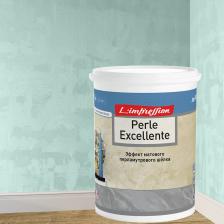 Краска L'impression Декоративное покрытие Perle excellente 1 л, с эффектом матового перламутрового шелка, 42091 зеленый 8HJVYC1Q5E