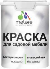 Краска Malare Краска для садовой мебели, террас и любых деревянных поверхностей - это cпециализированная краска-антисептик с добавлением воска 4660504735318