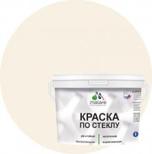 Краска Malare Краска по стеклу и керамике для декора и творчества, акриловая без запаха, полуглянцевая, парное молоко, 10 кг 4610362810214
