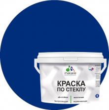 Краска Malare Краска по стеклу и керамике для декора и творчества, акриловая без запаха, полуглянцевая, синий, 10 кг 4610362810603