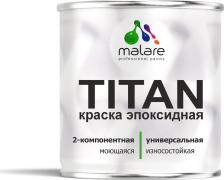Краска Malare Краска TITAN универсальная на эпоксидной основе – это профессиональный выравнивающий адгезионный грунтовочный двухкомпонентный состав с аминным 4660504743337