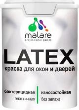 Краска Malare Специализированная акриловая краска для окон и дверей с добавлением воска для защитно-декоративного окрашивания как на деревянные поверхности, так и 4660504709371