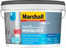 Краска Marshall Export-2 / Экспорт-2 Краска для стен и потолков латексная глубокоматовая