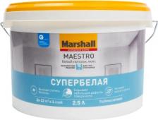 Краска Marshall Краска для потолков MAESTRO БЕЛЫЙ ПОТОЛОК ЛЮКС 4607026560929