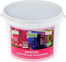 Краска Master Good Краска резиновая эластичная /Мастергуд, акриловая, для кровли, фасадов, цоколя, водостойкая, серый 1,3 кг
