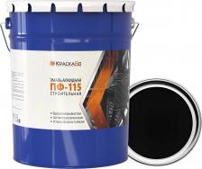 Краска Москвичка Строительная эмаль Эмаль ПФ-115 КраскаВо черная строительная 25 кг 4620105771856