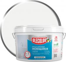 Краска Olecolor Водно-дисперсионная краска для стен и потолков в кухнях, ванных комнатах и других влажных помещениях. Предназначена для окрашивания кирпичных