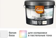 Краска Pinotex Краска фасадная, особопрочная, водоразбавляемая EXTREME ONE 9 л белая с возможностью колеровки