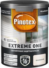 Краска Pinotex Краска фасадная по дереву Extreme One база BW белая 0,9 л