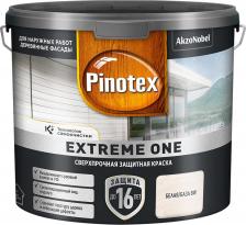 Краска Pinotex Краска фасадная по дереву Extreme One база BW белая 2,5 л