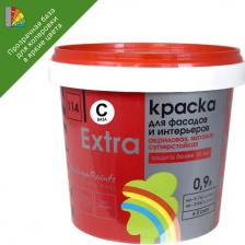 Краска Радуга Краска фасадная Экстра матовая прозрачная база С 0.9 л
