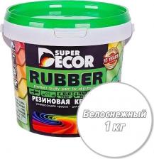 Краска Super Decor Резиновая краска Rubber №00 Белоснежная 1 кг