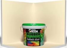 Краска Super Decor Резиновая краска Rubber №19 слоновая кость 1 кг (6)