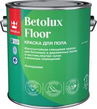 Краска Tikkurila Краска Betolux Floor для полов белая глянцевая база A 2,7 л