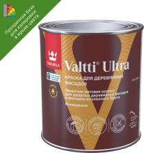 Краска Tikkurila Краска для деревянных фасадов Valtti Ultra, матовая, база С, бесцветная, 0,9 л