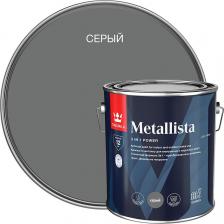 Краска Tikkurila Краска для металла по ржавчине 3в1 Metallista 2,3 л серая