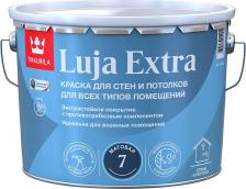 Краска Tikkurila Краска для стен и потолков, Luja Extra, матовая, база С, бесцветная, 9 л