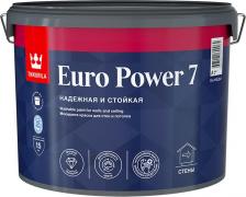 Краска Tikkurila Краска Euro power-7 (700001121) белый 9л