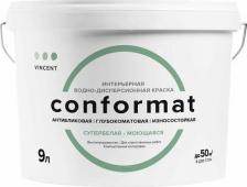 Краска Vincent Интерьерная антибликовая износостойкая краска CONFORMAT