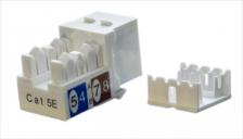 Кроссовое оборудование HyperLine Вставка Keystone Jack RJ-45 категория 5e KJ9-8P8C-C5e-90-WH бел. 432595