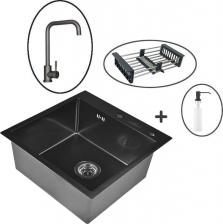 Кухонная мойка Wisent WGS35050B/WGER019B/W405B