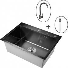 Кухонная мойка Wisent WS36045B/W02-114B/W405B/W4998-3-U