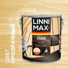Лак LINNIMAX Лак яхтный глянцевая прозрачный 2.5 л