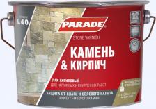 Лак Parade Акриловый лак для камня L40 Камень & Кирпич 4660006970781
