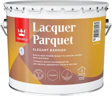 Лак Tikkurila Лак Lacquer Parquet, бесцветный, 9л [700001144]
