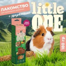 Лакомство для грызунов Little One Лакомство для грызунов Зеленая долина, беззерновое с фруктами, 180 г