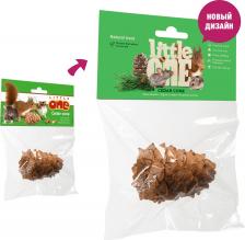 Little One Лакомство-игрушка Кедровая шишка для всех видов грызунов 1шт – фото 3 Little One Лакомство-игрушка Кедровая шишка для всех видов грызунов 1шт – фото 3