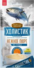 Лакомство для кошек Деревенские Лакомства Лакомство для кошек Нежное пюре из тунца с икрой летучей рыбы, 4х10 г