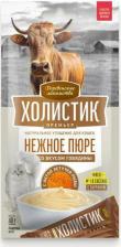 Лакомство для кошек Деревенские Лакомства Лакомство для кошек Нежное пюре со вкусом говядины с икрой летучей рыбы, 4х10 г