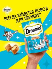 Лакомство для кошек Dreamies лакомые подушечки (Лосось, 60 г.)