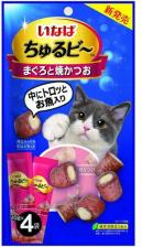 Лакомство для кошек Japan Premium Pet Лакомство для кошек подушечки, курица, тунец, 4 шт, 40 г 4901133625893