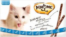 Лакомство для кошек Мнямс лакомые палочки 13,5 см для кошек с лососем и форелью 10х5 г Арт.702549