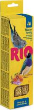 Лакомство для птиц Rio Палочки для волнистых попугайчиков и экзотов (2х40 г.) (Мед, 80 гр.)