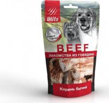Лакомство для собак Blitz Лакомство BEEF сублимированное для собак бычий корень 65 гр (1 шт)