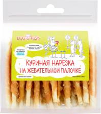 Лакомство для собак Dog Fest Лакомство Куриная нарезка на жевательной палочке для собак 500г