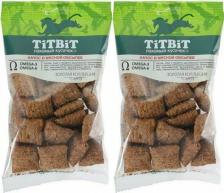 Лакомство для собак TiTBit Начос в мясной обсыпке для собак Золотая коллекция (Говядина, 75 г.)