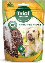 Лакомство для собак Triol Лакомство для собак, мраморные кубики из говядины, 70г
